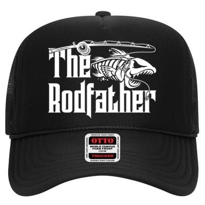 The Rodfather | Fishing High Crown Mesh Back Trucker Hat