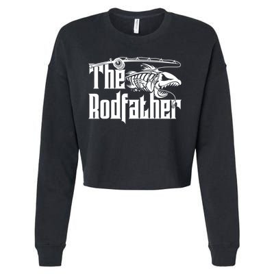 The Rodfather | Fishing Cropped Pullover Crew