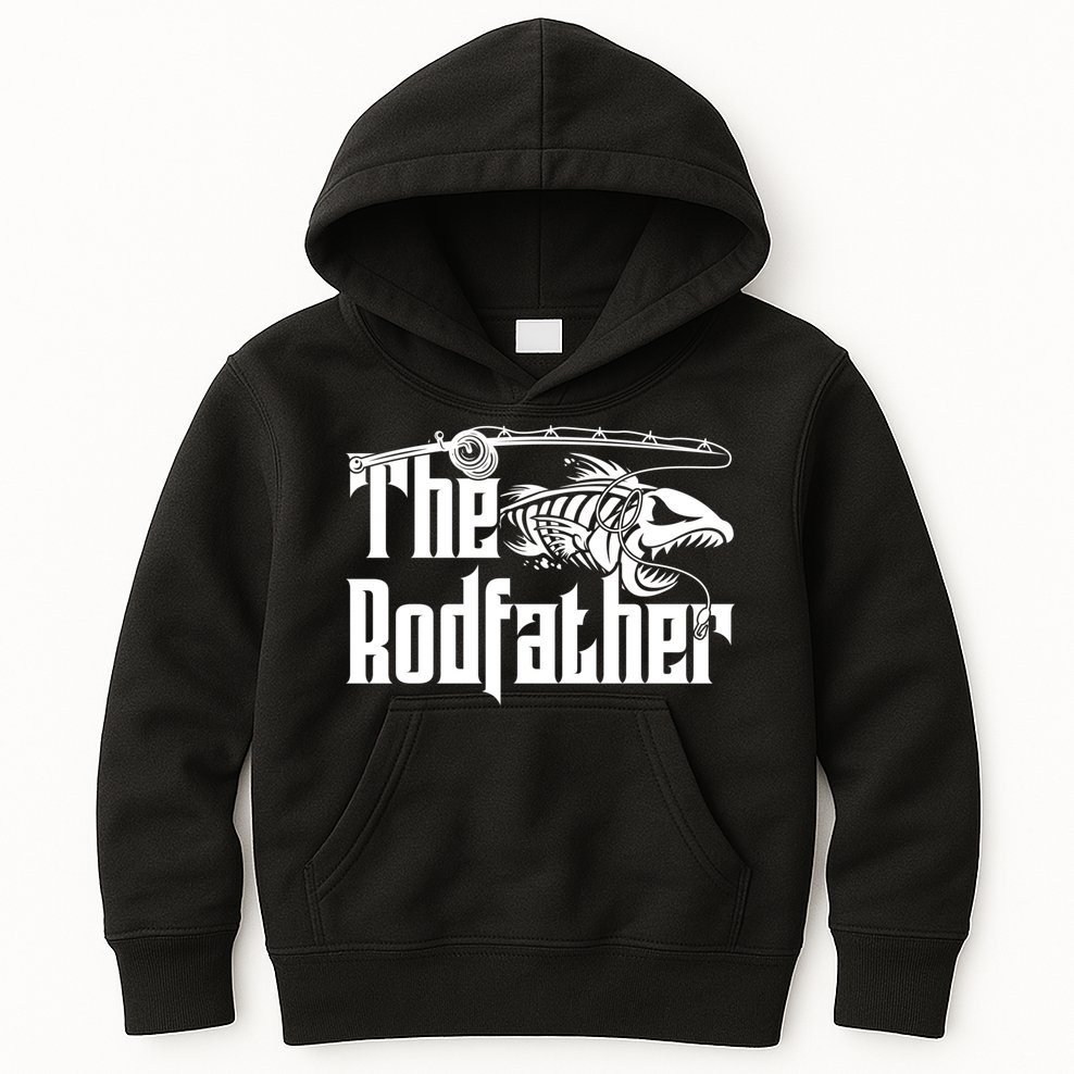 The Rodfather | Fishing Kids Hoodie