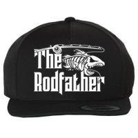 The Rodfather | Fishing Wool Snapback Cap