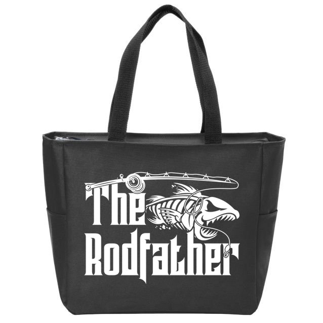 The Rodfather | Fishing Zip Tote Bag