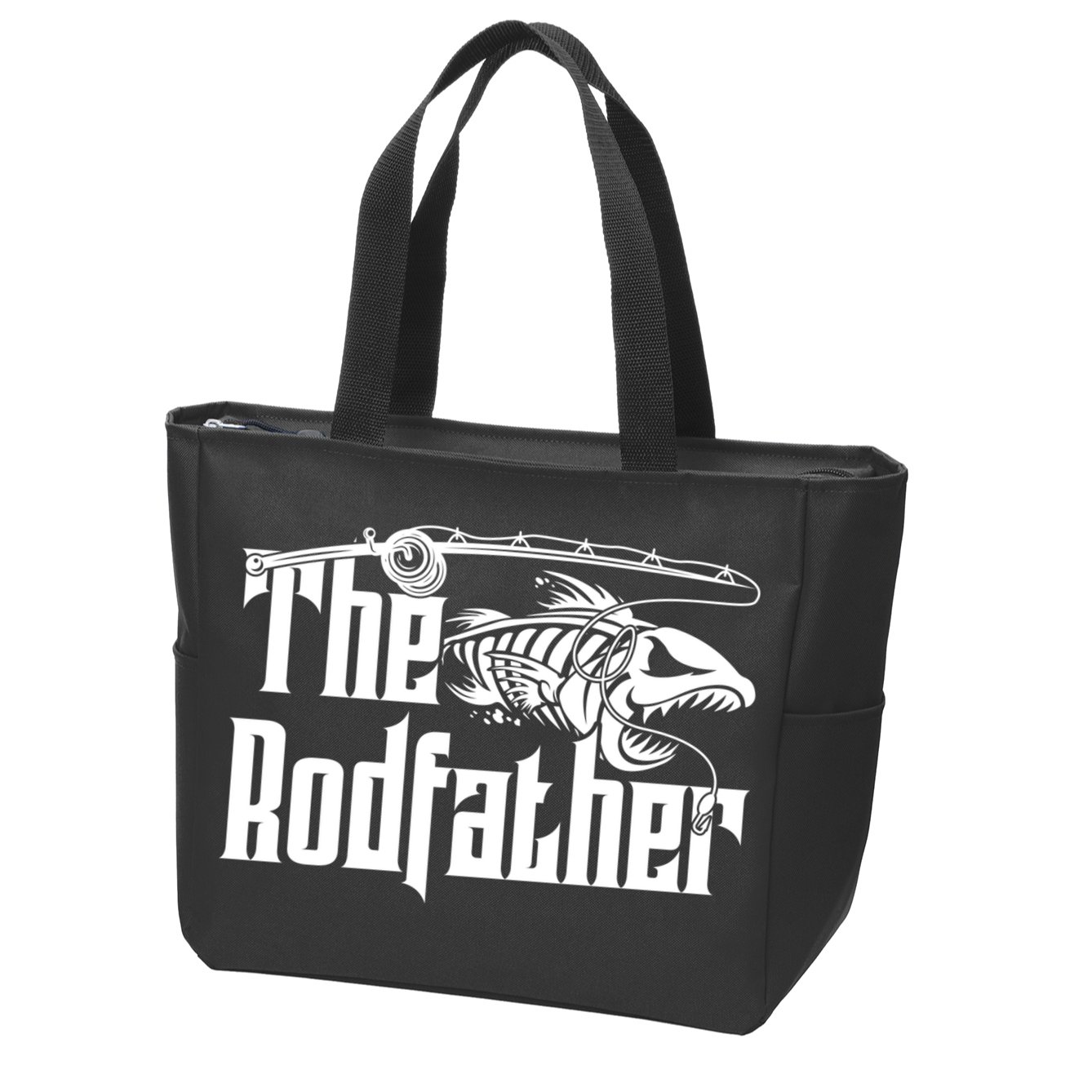The Rodfather | Fishing Zip Tote Bag