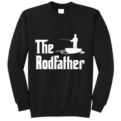 The Rodfather Funny Fishing For Fisherman Gift Sweatshirt