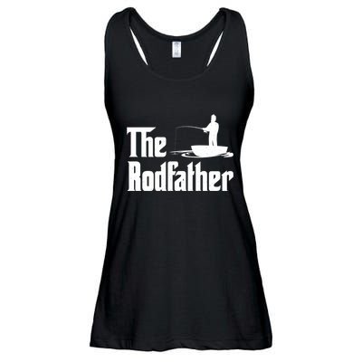 The Rodfather Funny Fishing For Fisherman Gift Ladies Essential Flowy Tank