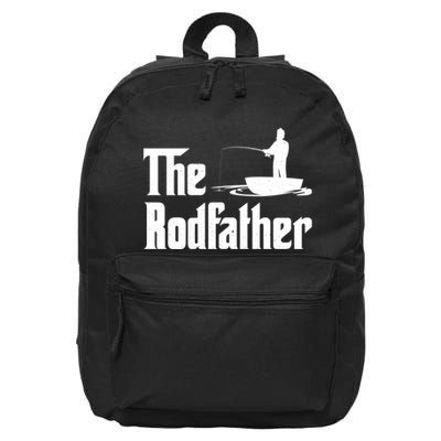 The Rodfather Funny Fishing For Fisherman Gift 16 in Basic Backpack
