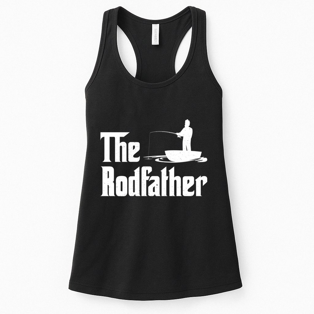 The Rodfather Funny Fishing For Fisherman Gift Womens Tank Top