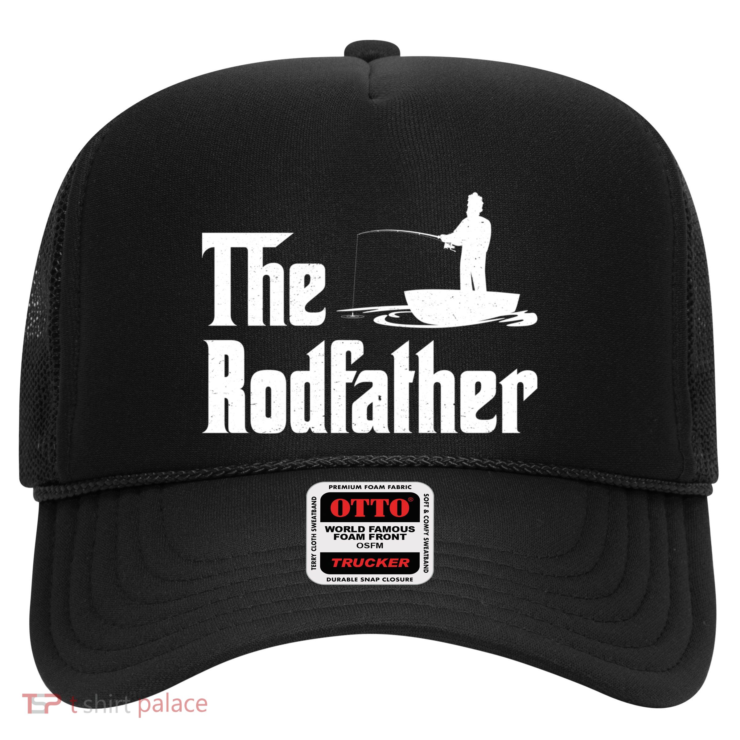 The Rodfather Funny Fishing For Fisherman Gift Trucker Hat