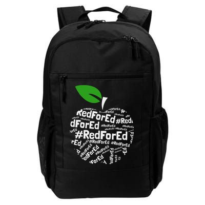 Teacher Red for Ed Cute Apple Graphic Design for Teachers Backpack