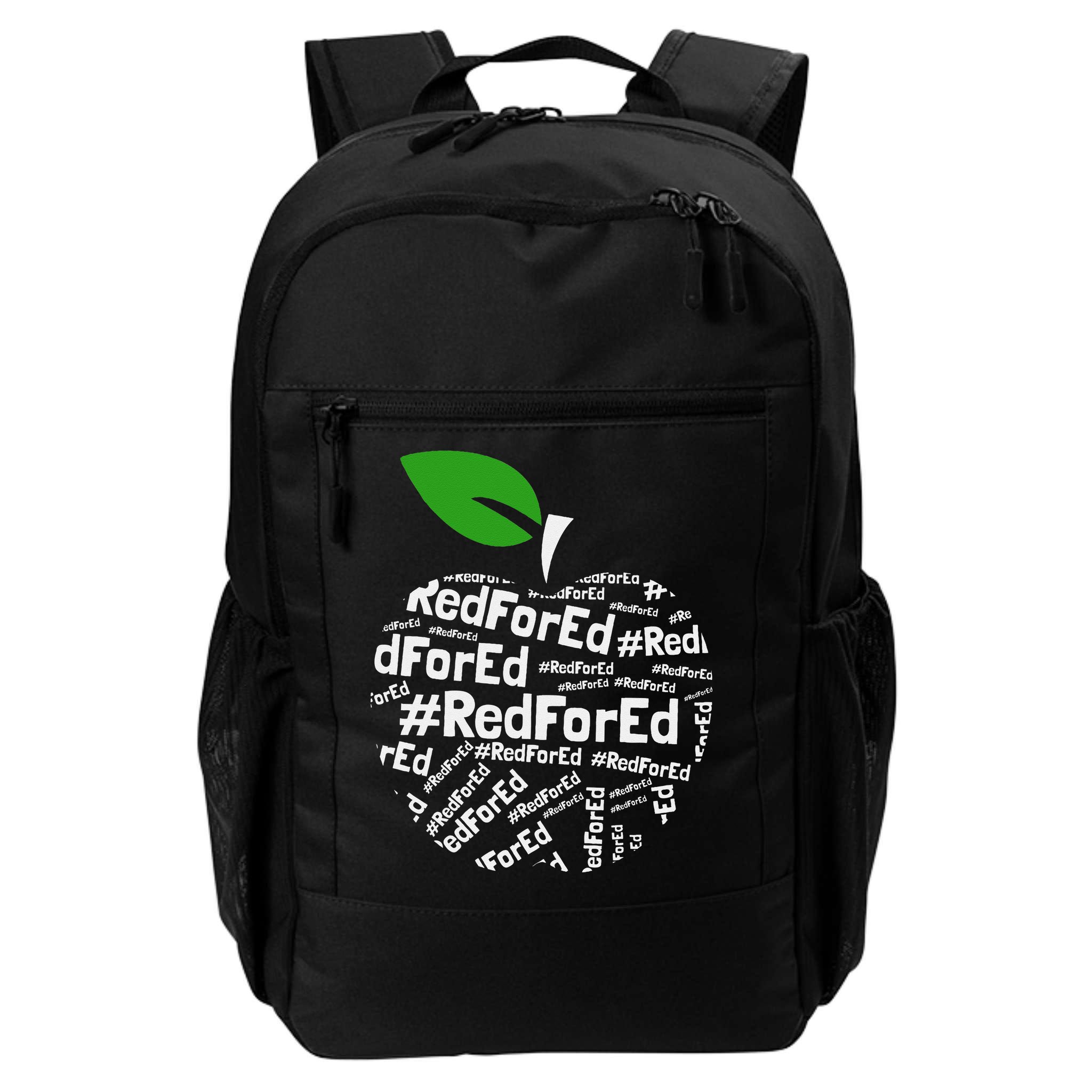 Teacher Red for Ed Cute Apple Graphic Design for Teachers Backpack