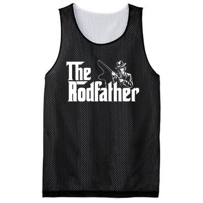 The Rodfather FatherS Day Fishing Lover Fisherman Mesh Reversible Basketball Jersey Tank