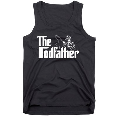 The Rodfather FatherS Day Fishing Lover Fisherman Tank Top