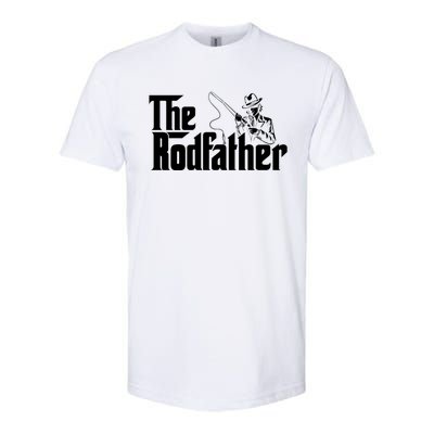 The Rodfather FatherS Day Fishing Lover Fisherman Softstyle CVC T-Shirt