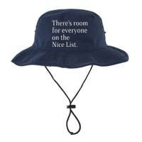 ThereS Room For Everyone On The Nice List. Funny Christmas Sayings Legacy Cool Fit Booney Bucket Hat