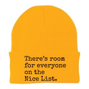 Theres Room For Everyone On The Nice List Knit Cap Winter Beanie