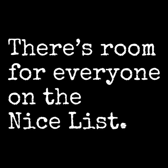 Theres Room For Everyone On The Nice List 7-Panel Snapback Hat
