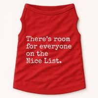 Theres Room For Everyone On The Nice List Doggie Tank