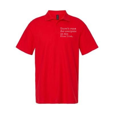 Theres Room For Everyone On The Nice List Softstyle Adult Sport Polo