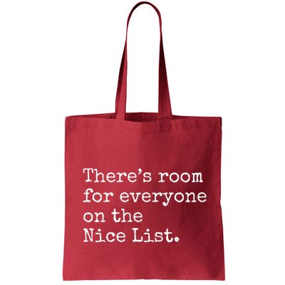 Theres Room For Everyone On The Nice List Bag