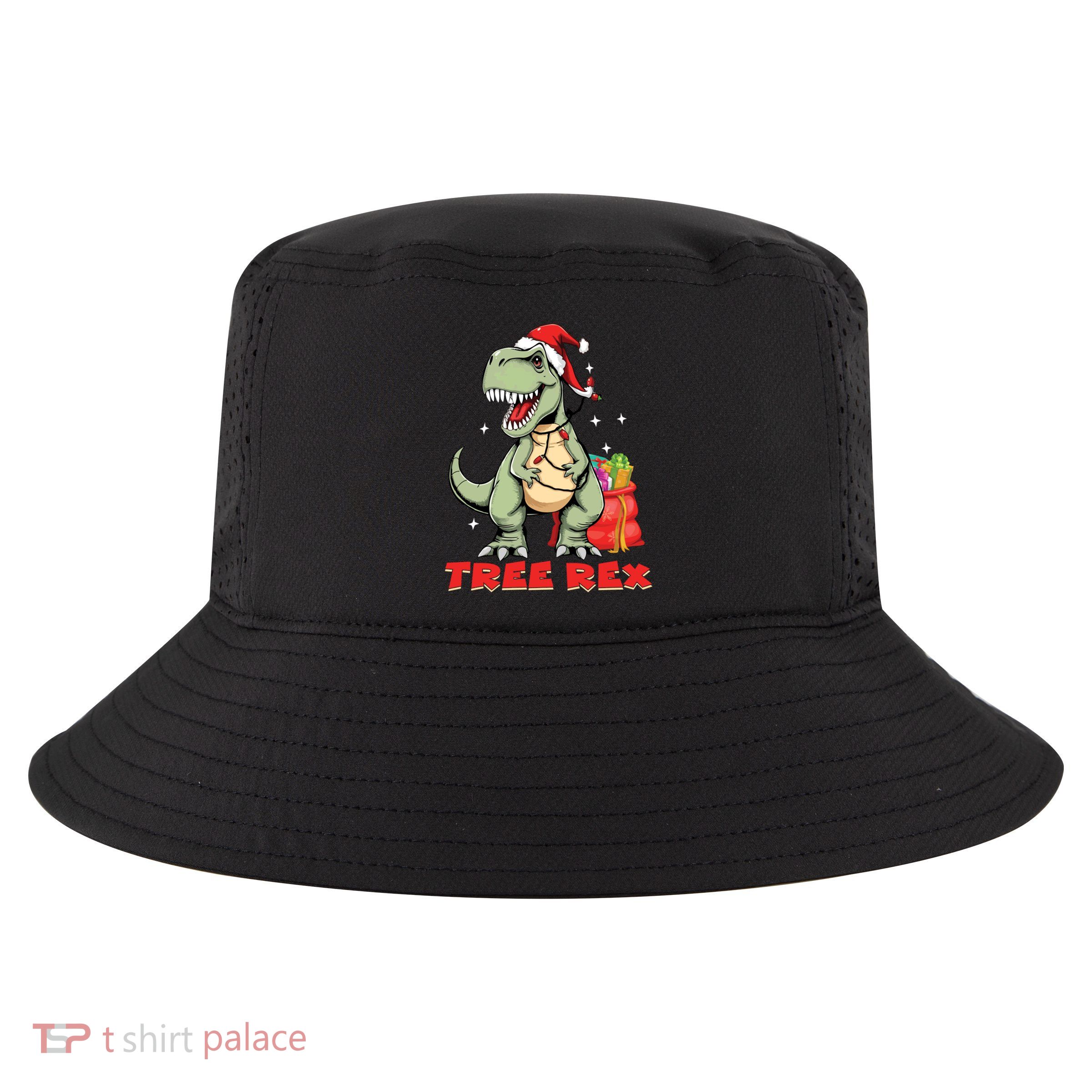 Tree Rex Funny Dino Xmas Tree Christmas Dinosaur Gift Cool Comfort Performance Bucket Hat