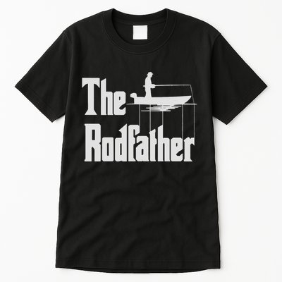 The Rodfather Funny Parody Fishing Gifts Tall T-Shirt