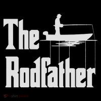 The Rodfather Funny Parody Fishing Gifts Baby Bodysuit