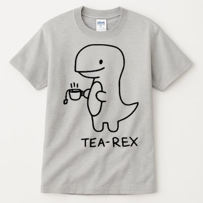 Tea Rex Funny Dinosaur Tea Party Tall T-Shirt