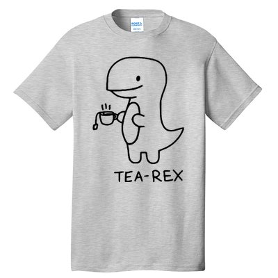 Tea Rex Funny Dinosaur Tea Party Tall T-Shirt