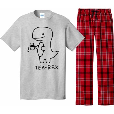 Tea Rex Funny Dinosaur Tea Party Pajama Set