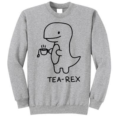 Tea Rex Funny Dinosaur Tea Party Sweatshirt