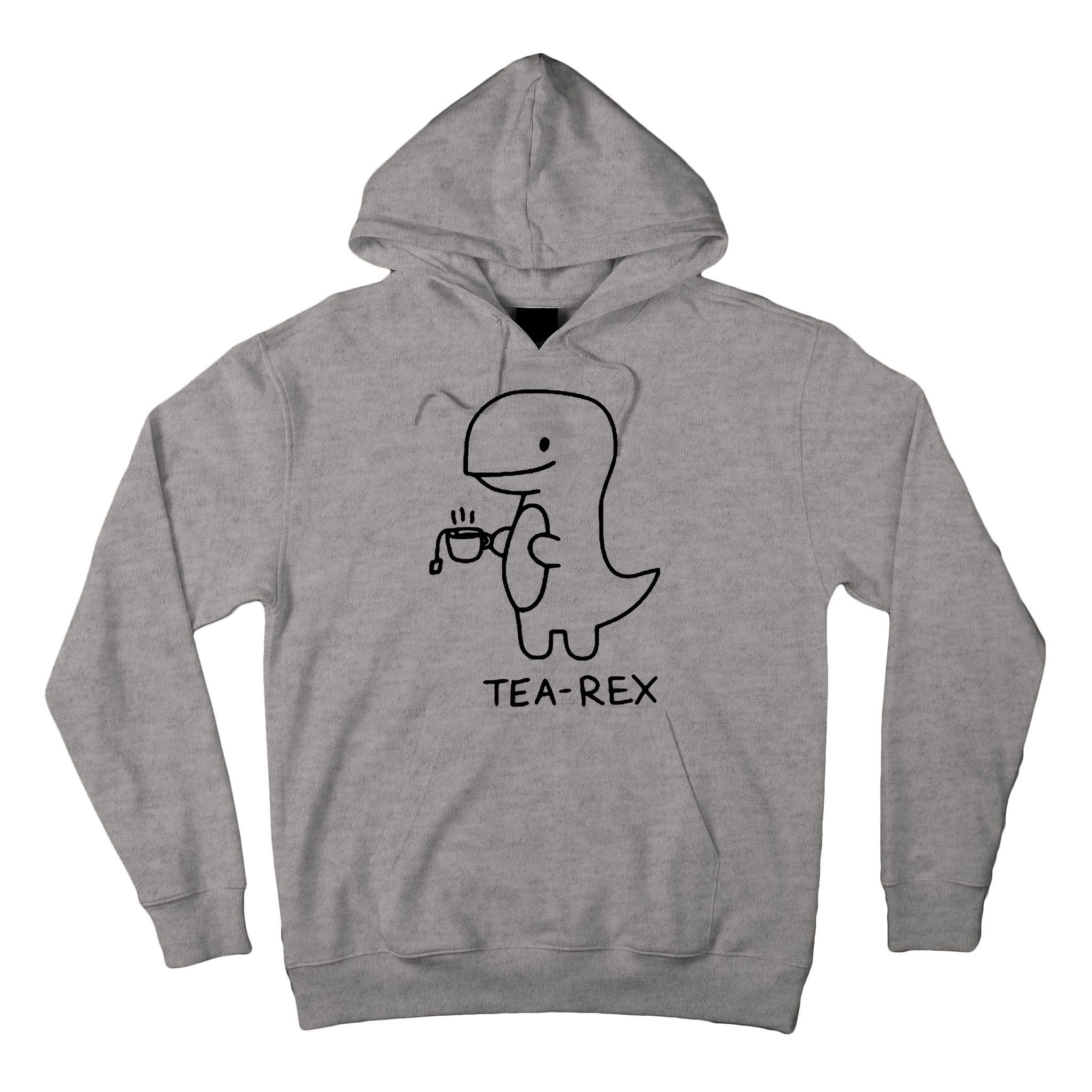 Tea Rex Funny Dinosaur Tea Party Tall Hoodie