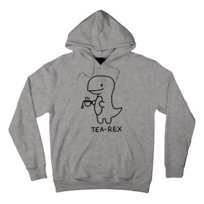 Tea Rex Funny Dinosaur Tea Party Tall Hoodie