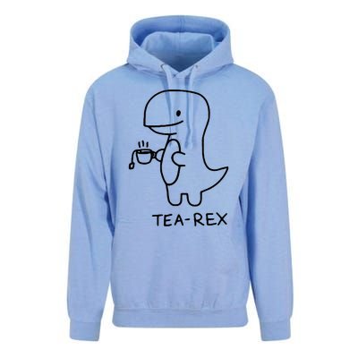 Tea Rex Funny Dinosaur Tea Party Unisex Surf Hoodie