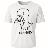Tea Rex Funny Dinosaur Tea Party Cooling Performance Crew T-Shirt
