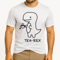 Tea Rex Funny Dinosaur Tea Party Cooling Performance Crew T-Shirt