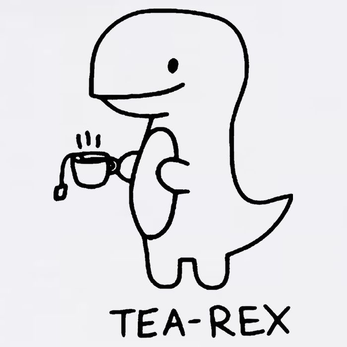Tea Rex Funny Dinosaur Tea Party Cooling Performance Crew T-Shirt