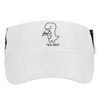 Tea Rex Funny Dinosaur Tea Party Adult Drive Performance Visor