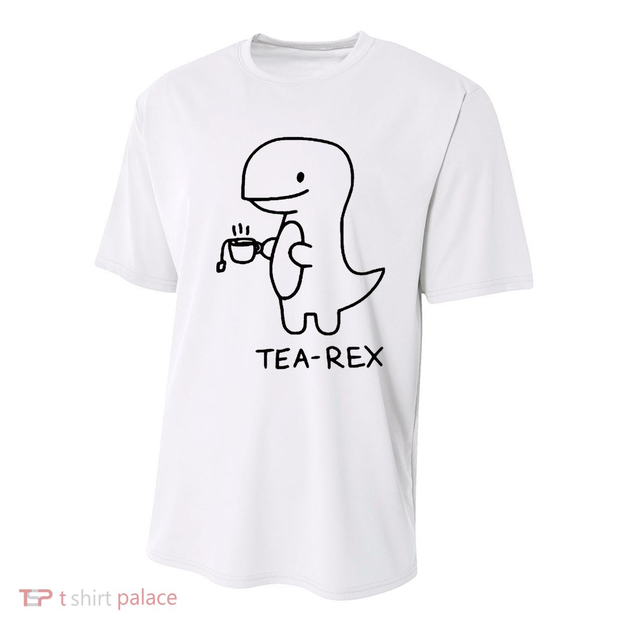 Tea Rex Funny Dinosaur Tea Party Youth Performance Sprint T-Shirt