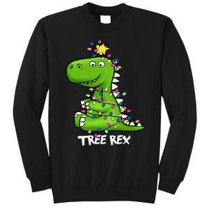 Tree Rex Funny Xmas Trex Christmas Dinosaur Sweatshirt