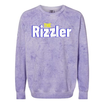 The Rizzler For The Rizz God Colorblast Crewneck Sweatshirt