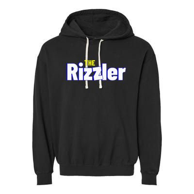 The Rizzler For The Rizz God Garment-Dyed Fleece Hoodie