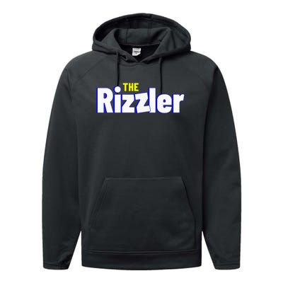 The Rizzler For The Rizz God Performance Fleece Hoodie