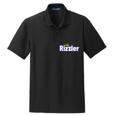 The Rizzler For The Rizz God Dry Zone Grid Polo