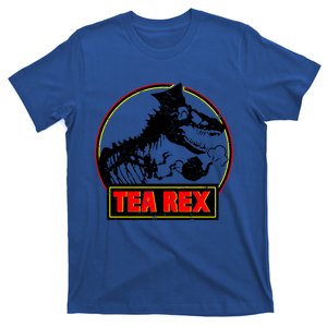 Tea Rex Funny TRex Dinosaur Skeleton Ing Tea Gift T-Shirt