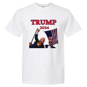 Trump Raise Fist Pump! Donald Trump Shooting Bloody Trump Rally Garment-Dyed Heavyweight T-Shirt