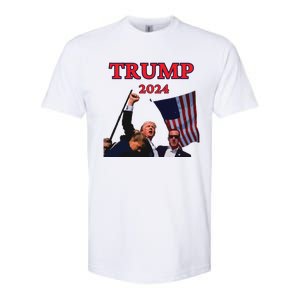 Trump Raise Fist Pump! Donald Trump Shooting Bloody Trump Rally Softstyle CVC T-Shirt