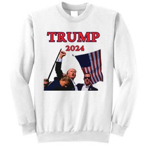 Trump Raise Fist Pump! Donald Trump Shooting Bloody Trump Rally Sweatshirt