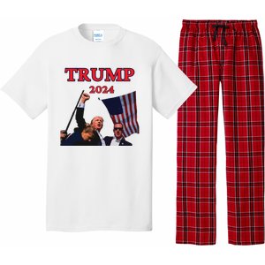 Trump Raise Fist Pump! Donald Trump Shooting Bloody Trump Rally Pajama Set