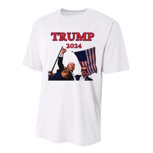 Trump Raise Fist Pump! Donald Trump Shooting Bloody Trump Rally Performance Sprint T-Shirt