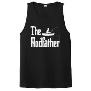 The Rodfather Funny Fishing Dad Gift PosiCharge Competitor Tank