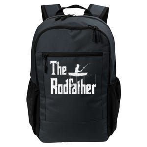 The Rodfather Funny Fishing Dad Gift Daily Commute Backpack